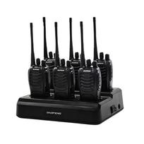 6PCS Baofeng BF-888S Walkie Talkie 16CH VOX UHF 400-470MHz Portable Amateur Two Way Radios For Hunting With 888S Six Way Charger US