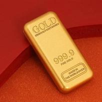 1 vnt. Netikras aukso luitas, imituota auksinė plyta, filmo rekvizitas, naujoviška dovana, namų dekoras, simuliacinė dekoracija, amatai golden3