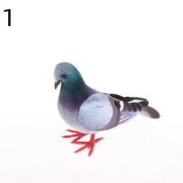 Hot  Artificial Birds Simulation Grey Pigeon Dove Model Imitation Animal Party Wedding Supply Photography Props Home Decoration