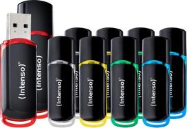 Intenso 3511561 USB flash drive 8GB USB Type-A 2.0 Black, Red, Green, Transparent, Yellow, Blue