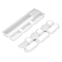 Keycaps Silicone Molds Bright Surfaces Reusable High Transparency DIY Silicone Keycap Resin Mold for Mechanical Keyboard white