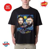 WWE Clash In Paris France Roman Reigns vs Bronson Reeo On Aug 31 2025 T Shirt 3XL black