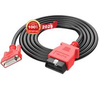 Autel Original OBD2 Main Test Cable - 16 Pin 3 Rows OBDII Diagnostic Test Connector, Only For MaxiSys MS908P, MS908S PRO II, MK908 Pro II, MS908CV black