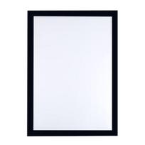 Magnetinis laikiklis ženklams Sieninis laikiklis Lipnus vitrina Nuotraukų rėmelis Vandeniui atsparus Skaidrus PVC Dokumentų laikiklis Namams Mokyklai Biurui Sienai Durims Šaldytuvui A4 juoda
