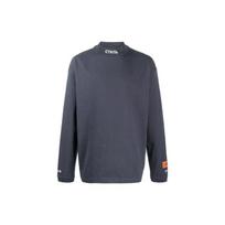 HERON PRESTON Ctnmb Long Sleeve Turtleneck Tshirt 'Navy' Men's HMAB017F20JER0014501 S gray