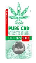 Euphoria Pure CBD kristalai 99 %, 100 mg, 0,1 g