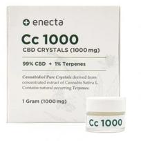 Enecta CBD kristalai 99 %, 1000 mg (1 g)