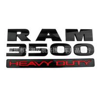 RAM 2500 HEAVY DUTY Car Label ABS Pickup Label RAM Door Label black