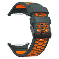 Silicone Straps For Samsung Galaxy Watch Ultra 2 47mm Strap Rubber Breathable Band for Galaxy Watch Ultra2 Wristband Accessories Galaxy Ultra(2025) black