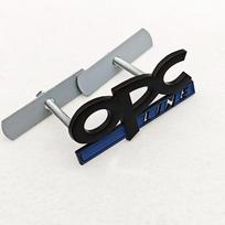 OPC Line Emblema Priekinės grotelių ženklelis Galiniai lipdukai Logotipas Opel Astra G H J K F Corsa D Zafira B Insignia Mokka Regal Priedai gray