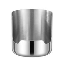 Easy Clean Dishwasher Safe Rack Stainless Steel Pot Lid And Spoon Rack, 2-in-1 Vertical Kitchen Utensil Cooking Stand Holder, Space-Saving Countertop gray