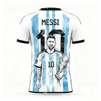 2026 Messi Argentinos komandos futbolo marškinėliai Rungtynių ir treniruočių apranga Vasaros sportas Vyriški marškinėliai Vaikų drabužiai Marškinėliai Y2k Moteris 4XL