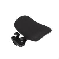 Reguliuojamas galvos atrama su spaustuku Ergonomiškos kėdės priedas Lengvas montavimas Kaklo atrama black