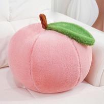 Apple pliušinis žaislas Didelė lėlė Raudona Žalia Geltona Rožinė Kimštas augalas Pagalvės Apvalus pagalvėlė Mergaitės Vaikas Berniukas Dovana Didelė medvilninė apkabinama kambario dekoracija 18-20cm rožinė