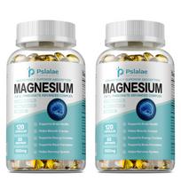Pslalae Magnio L-treonatas Pažangus kompleksas 1502 mg 120 kapsulių - Mineralų palaikymas, raumenų funkcija, kaulų sveikata 120*2