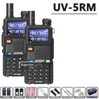 2/4PCS Baofeng UV-5RM 10W Walkie Talkie Wireless Copy Frequency Long Rang Type-C Charge Long Range FM Flashlight Two Way Radio