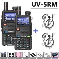 2/4PCS Baofeng UV-5RM 10W Walkie Talkie Wireless Copy Frequency Long Rang Type-C Charge Long Range FM Flashlight Two Way Radio