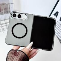 Case For iPhone Duo Fold Matte Transparent PC Hard Magnetic Protective Back Cover For MagSafe Wireless Charging Shell Funda iPhone Ultra