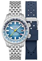 Bradner GMT Automatic Automatic 18 ATM Water Sapphire Blue [SPINNAKER] Watch, Winding, Resistant, Crystal, Dial, SP-5121-88, Men's mėlyna