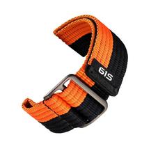 22mm 26mm Sportinis nailoninis dirželis, skirtas Garmin Fenxi 8 47/51mm Enduro 3 2 Quick Fit Pakeičiama apyrankė, skirta Garmin Fenix E/7X/6X/5X 22mm juoda/oranžinė