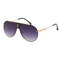 Classic Pilot Sunglasses Women For Men Vintage Big Frame Punk Luxury Brand Designer Outdoor Driving Metal Popular Sun Glasses UV As the photo blue