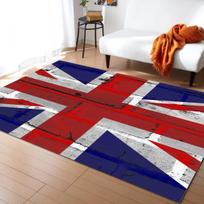 Retro Britų Vėliavos Kilimas Neslystantis Plaunamas Minkštas Kilimas Miegamajam Koridoriui Namų Dekoras Grindų Kilimėlis 80x120cm