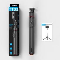 TT03 Bounce Stick: Portable Floor-Standing Selfie Stick and Tripod for Live Broadcasts and Photography gray