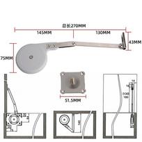 Professional Soft Close Furniture Hinges Multi-Angle Silent Smooth Chests Hinge Durable Lid Support Hinge Home Improvement