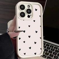 Case For Xiaomi Mi 14T 13T 14 12 11 Lite 5G 13 12T Pro Poco F6 X3 X5 F5 X6 M6 Pro Love Heart Print Matte Shockproof Bumper Cover Poco M6 Pro 4G gray