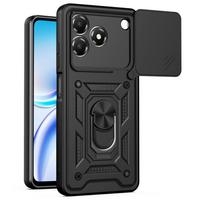 Kickstand Armor Phone Case For ZTE Blade A36 A56 A76 4G A35 A55 A35E Cover Lens Protection With Ring Magnetic Holder Fundas ZTE Blade A35E juoda