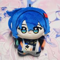 Cute 10Cm Zenless Zone Zero Belle Plush Doll Xmas Gift Pendant Printed Halloween Ornament Belle Stuffed Toy Birthday Gifts 10cm blue