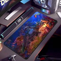 Ark Survival Evolved Mouse Pad Large Gaming Accessories Mouse Mat Keyboard Mat Deskmat Computer Gamer Laptop Dinosaur Mousepad 30cmx80cm(11.8x31.5inch)