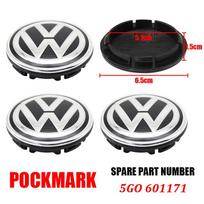 4 vnt. VW ratlankių centriniai dangteliai 56mm 65mm 70mm Ratlankio apdaila Touran Golf 4 5 6 7 Polo Passat B5 B6 B7 CC 3D Premium Plus Pro rinkinys