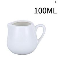 50/100/160/220 ml Keraminis prieskonių indelis, indelis grietinėlei, puodelis, indai, baltas, virtuvės įrankiai, cukraus ir grietinėlės bei pieno indai, ąsotis D