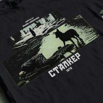 Stalker 1979 Movie T-Shirt: Andrei Tarkovsky Cult Film Apparel 140 gray