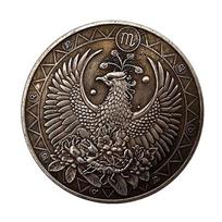 999 grynas varis Violetinis varis 1 oz oz oz Aukšto reljefo kolekcinė varinė moneta Užsienio prekybos dovanų moneta gray