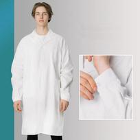 Profesionalus medicinos studentas gydytojas baltas laboratorinis chalatas ilgomis rankovėmis baltas medicinos mokslininko laboratorinis chalatas ligoninei mokslininkui mokyklai 3XL white
