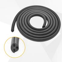 22 mm H tipo EPDM gumos sandarinimo juosta automobilių mechaninėms durims ir langų stiklams - Patvari orui nepralaidi juosta transporto priemonėms juoda