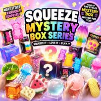 Nee Doh Surprise Box Variety Squishy Pack Food & Animal Shaped Anti-Stress Fidget Toys Gift For Kids Sensory Play