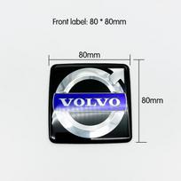 Grotelių logotipo plokštelės emblemos lipdukas / decal Automobilio lipdukas Volvo S40 C30 XC90 S80 S80L Automobilio priedai black