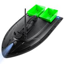 Flytec Fishing Bait Boat 500m Remote Control Bait Boat Dual Motor Fish Finder 1.5KG Loading with LED Light for Fishing žalia