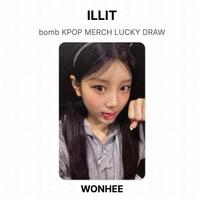 ILLIT bomb KPOP MERCH LUCKY DRAW Official Photocard WONHEE