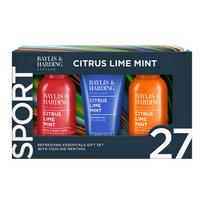 Baylis & Harding Men Shower Mini Set ( Citrus, Lime & Mint ) - Dárková mini sada péče o tělo ( 3 ks )