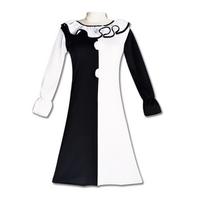 Artas Klounas Helovino Kostiumas: Terrifier 2 nespalvotas kostiumas vyrams 120 cm white