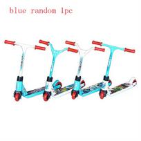 Finger Scooter Mini Skate Park Ramp Set Finger Scooter Fingertip Bike Fingerboard Extreme Sports Toys Bikes Fingerboard Toys blue