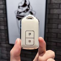 High-Grade Key Shell Buckle for Toyota Vios/Yaris/Yizhi/Zhiyue gray