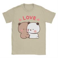Bubu and Dudu Love T Shirt Unisexs  100 Cotton Funny TShirts O Neck  Tee Shirt Short Sleeve Clothes Plus Size L white