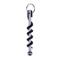 Portable Keyring Stainless Steel Cork Puller Corkscrew Twist Stick Red Wine Bottle Opener juoda
