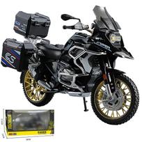 1:10 R1250GS Adventure Aliuminio Lydinio Liejimo Motociklo Modelis Transporto Priemonė Kolekcija Garsas ir Šviesa Visureigis Autociklas Žaislai Automobilis