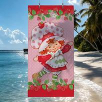 Cute S-strawberry Cartoon S-shortcake-S Towel Quick Drying Beach Towels Are Suitable For Swimming Pools Camping Yoga And The Gym 80cm×160cm